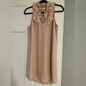 Peach shift dress